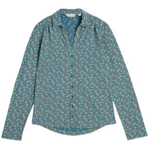 White Stuff Teal Annie Jersey Shirt